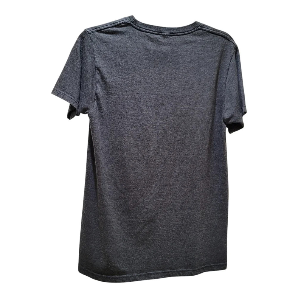 Sony Playstation Logo Short Sleeve Boy's Grey T-Shirt, Size Small